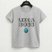 Like A Boss Kids T-Shirt 2