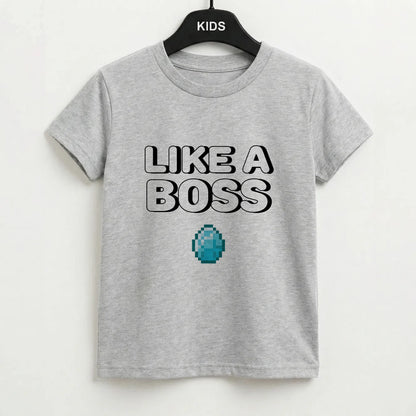 Like A Boss Kids T-Shirt