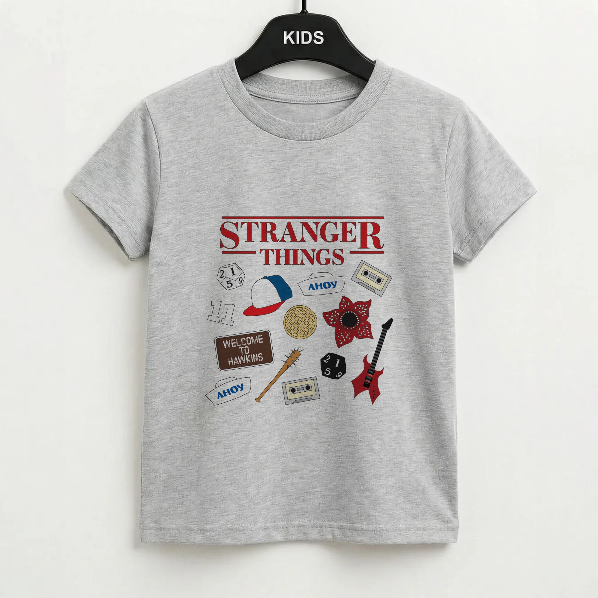 Stranger Things Cartoon Icons Kids T-Shirt