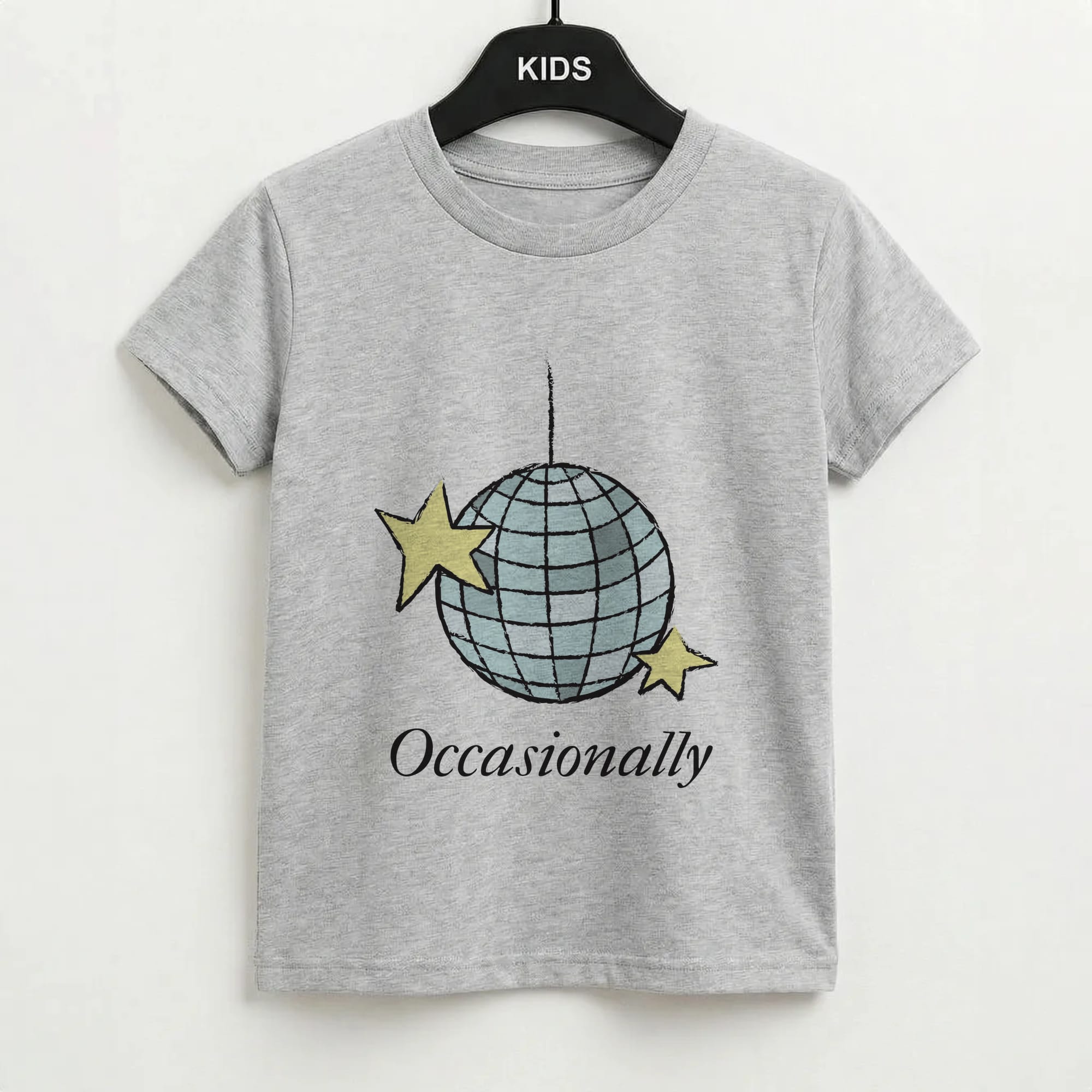 Ocasionally Discoball Kids T-Shirt