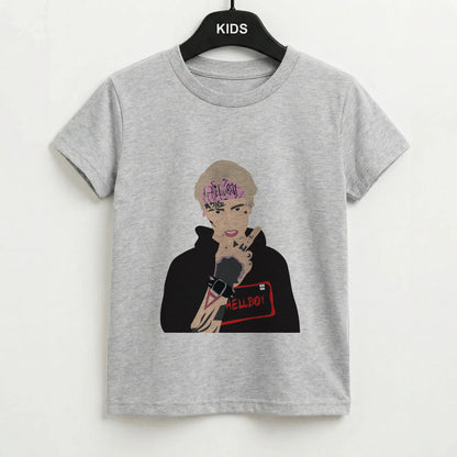 Pink Bandana - Peep Kids T-Shirt