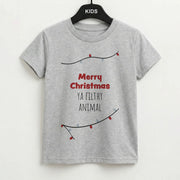 Merry Christmas Ya Filthy Animal Kids T-Shirt 2