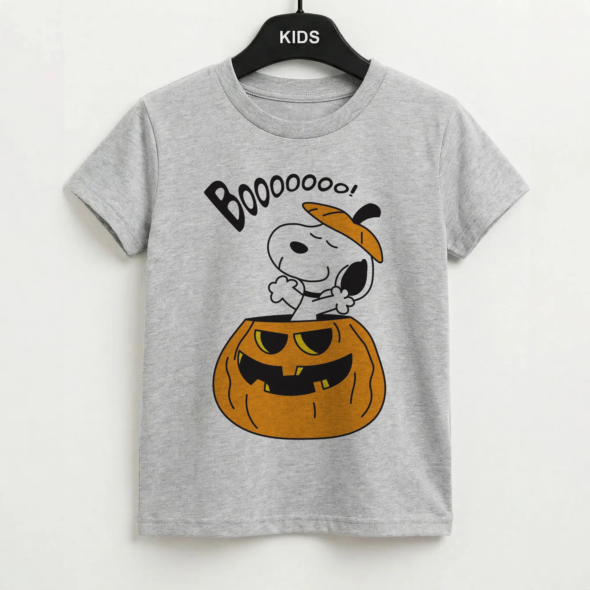 Cartoon Beagle Pumpkin Kids T-Shirt