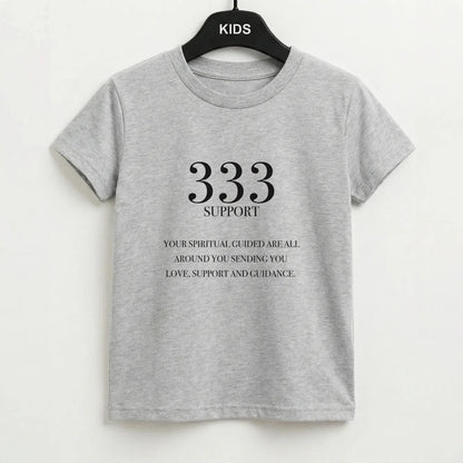 333 - Angel Numbers Kids T-Shirt