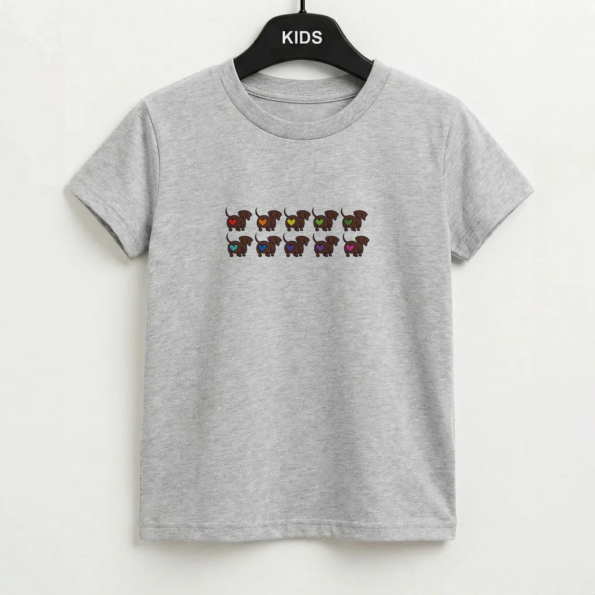 Love hearts - Dachshunds Kids T-Shirt