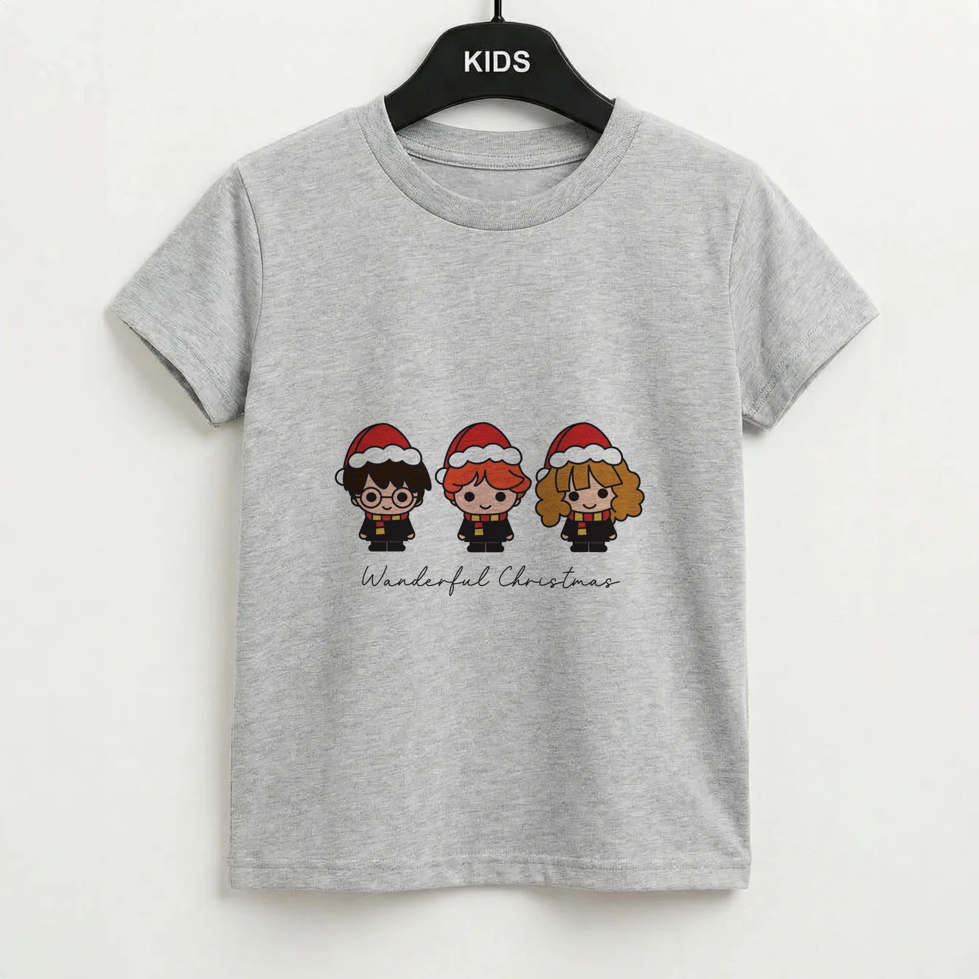 Wizards With Christmas Hats Kids T-Shirt