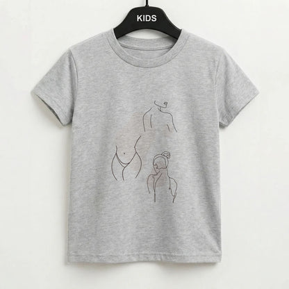 Silouhette nude Kids T-Shirt