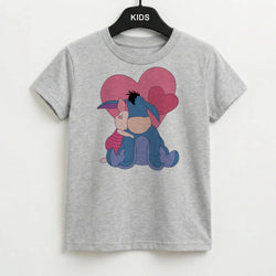 Donkey and Pig Valentine's Kids T-Shirt