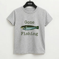 Gone Fishing  Kids T-Shirt