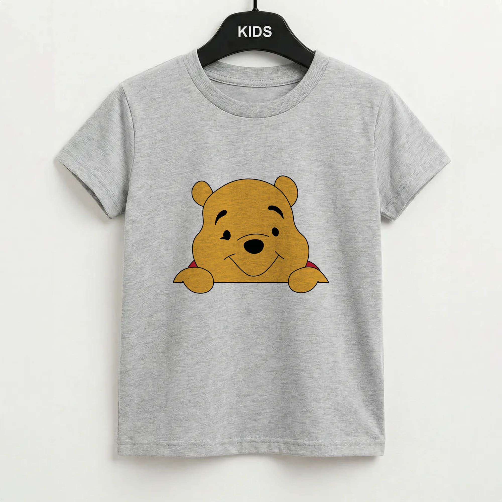 Cute Bear Leaning Kids T-Shirt