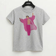 Harry Pink Coat  Kids T-Shirt 2