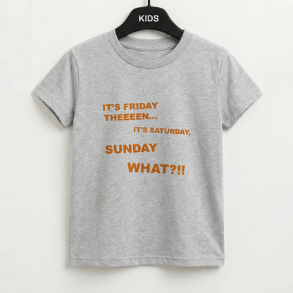 It's Friday Theeeen Kids T-Shirt