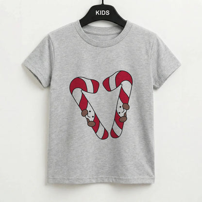 Christmas Candycane Plushies Kids T-Shirt