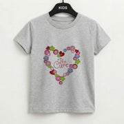 Button Heart Kids T-Shirt 2