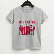 K-Pop Band World Tour 2026 Kids T-Shirt 2