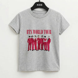 K-Pop Band World Tour 2026 Kids T-Shirt
