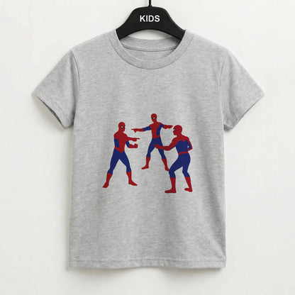 Spider Hero Pointing Meme Kids T-Shirt