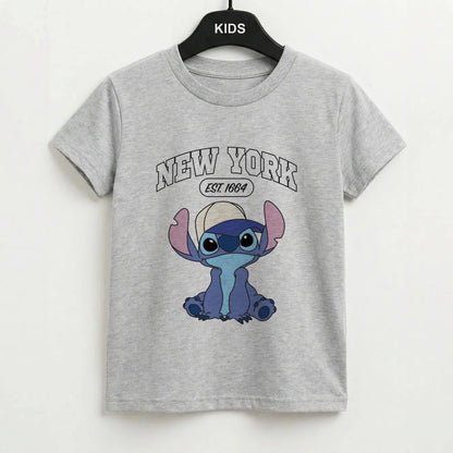 New York Blue Alien Kids T-Shirt