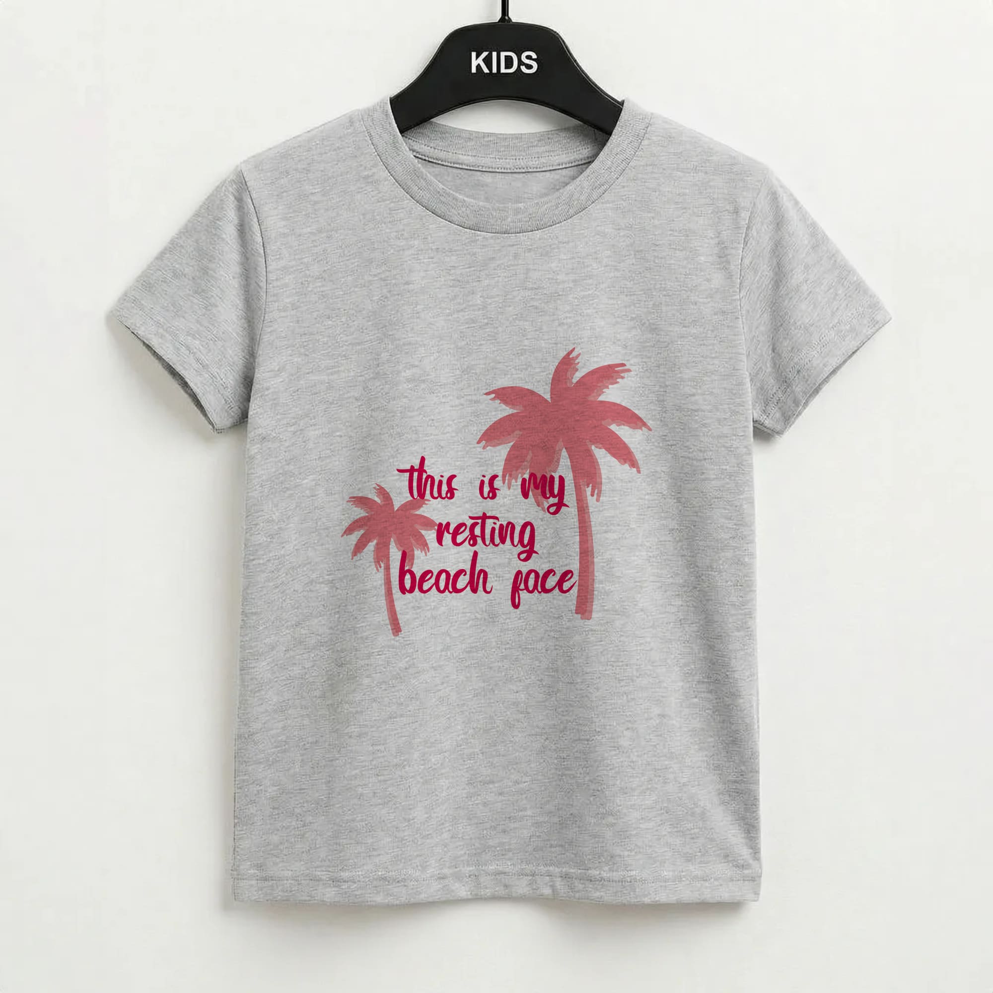 This Is My Resting Beach Face - Summer Quotes Kids T-Shirt