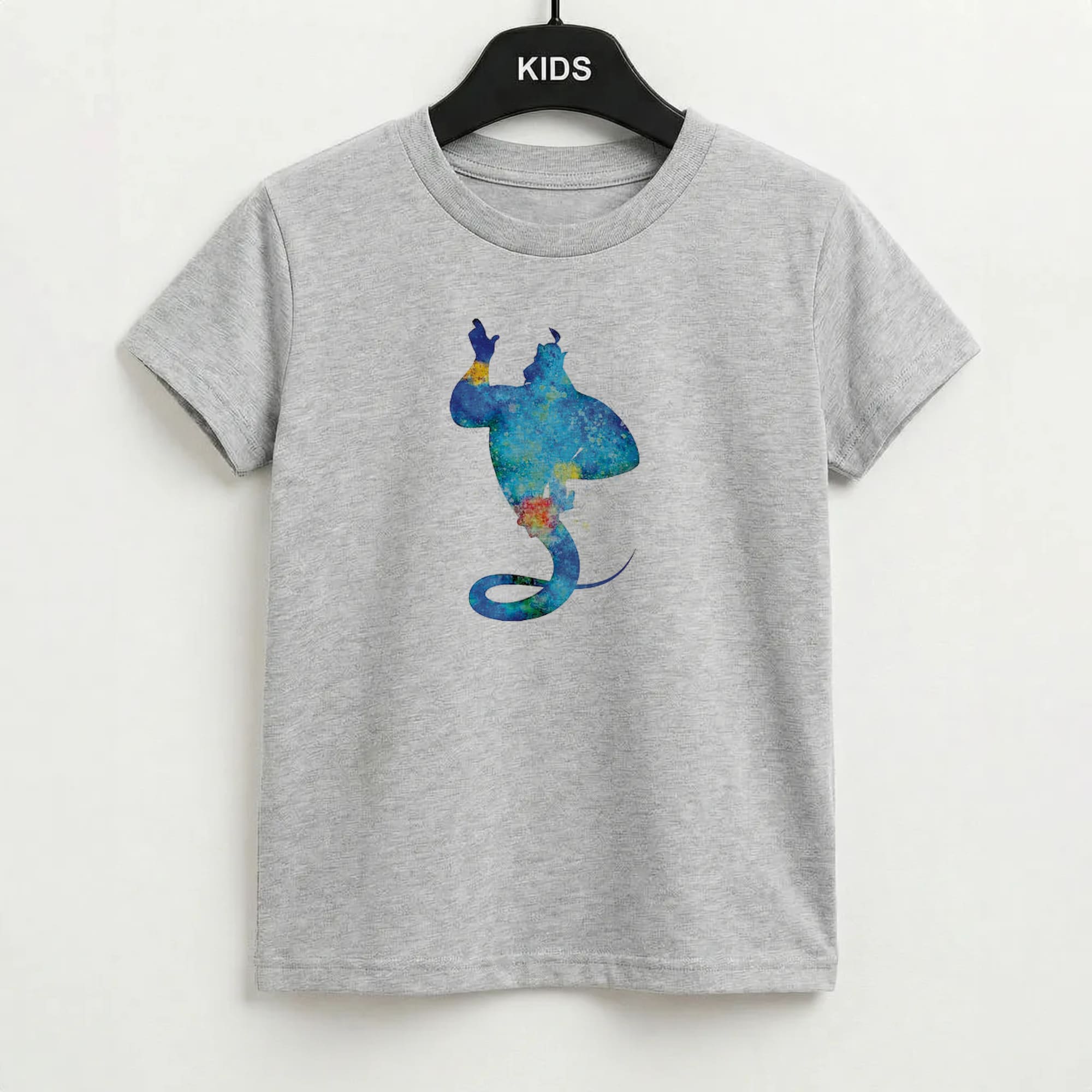 Watercolour Aladdin Fairytale Kids T-Shirt