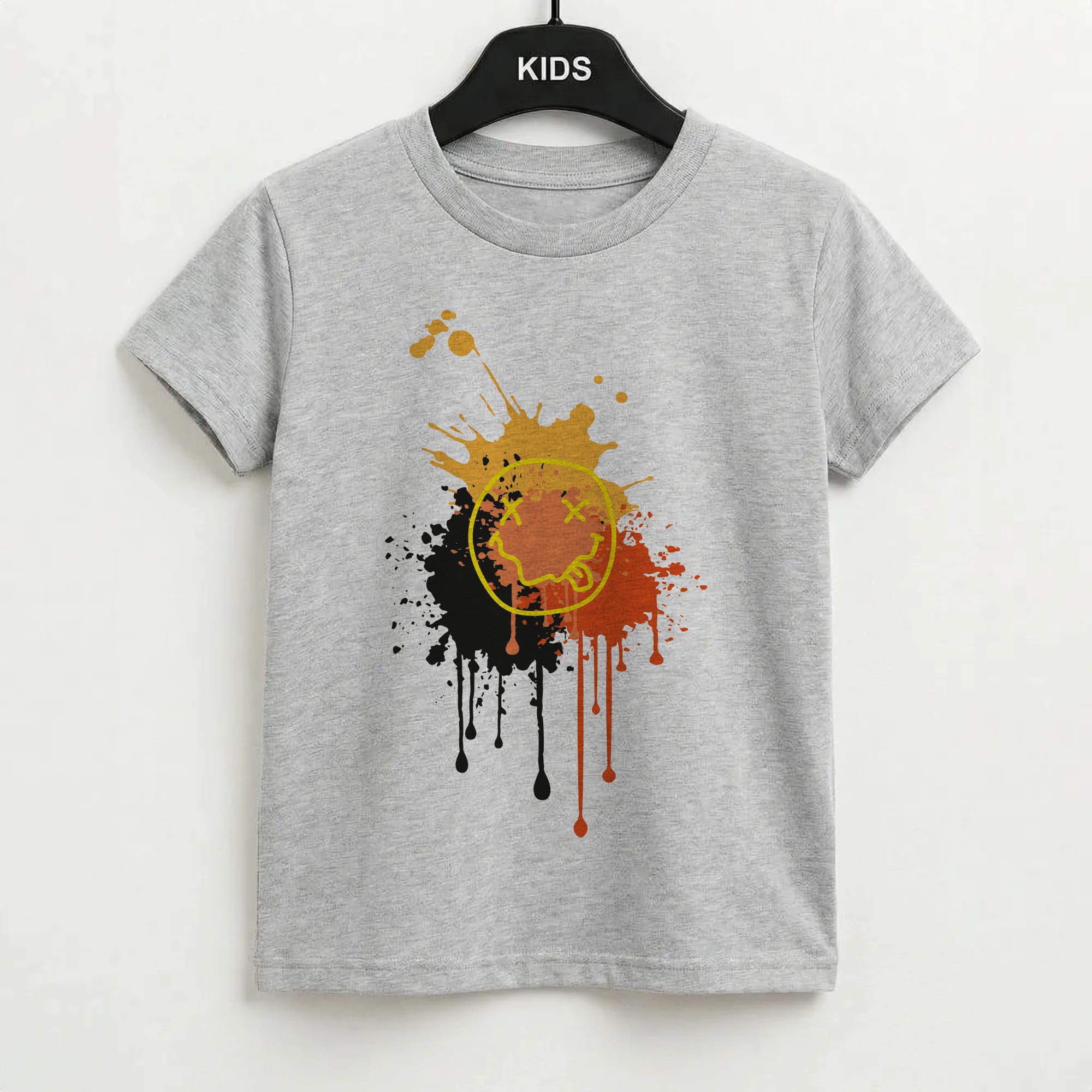 Orange Graffiti - Skate Aesthetic  Kids T-Shirt