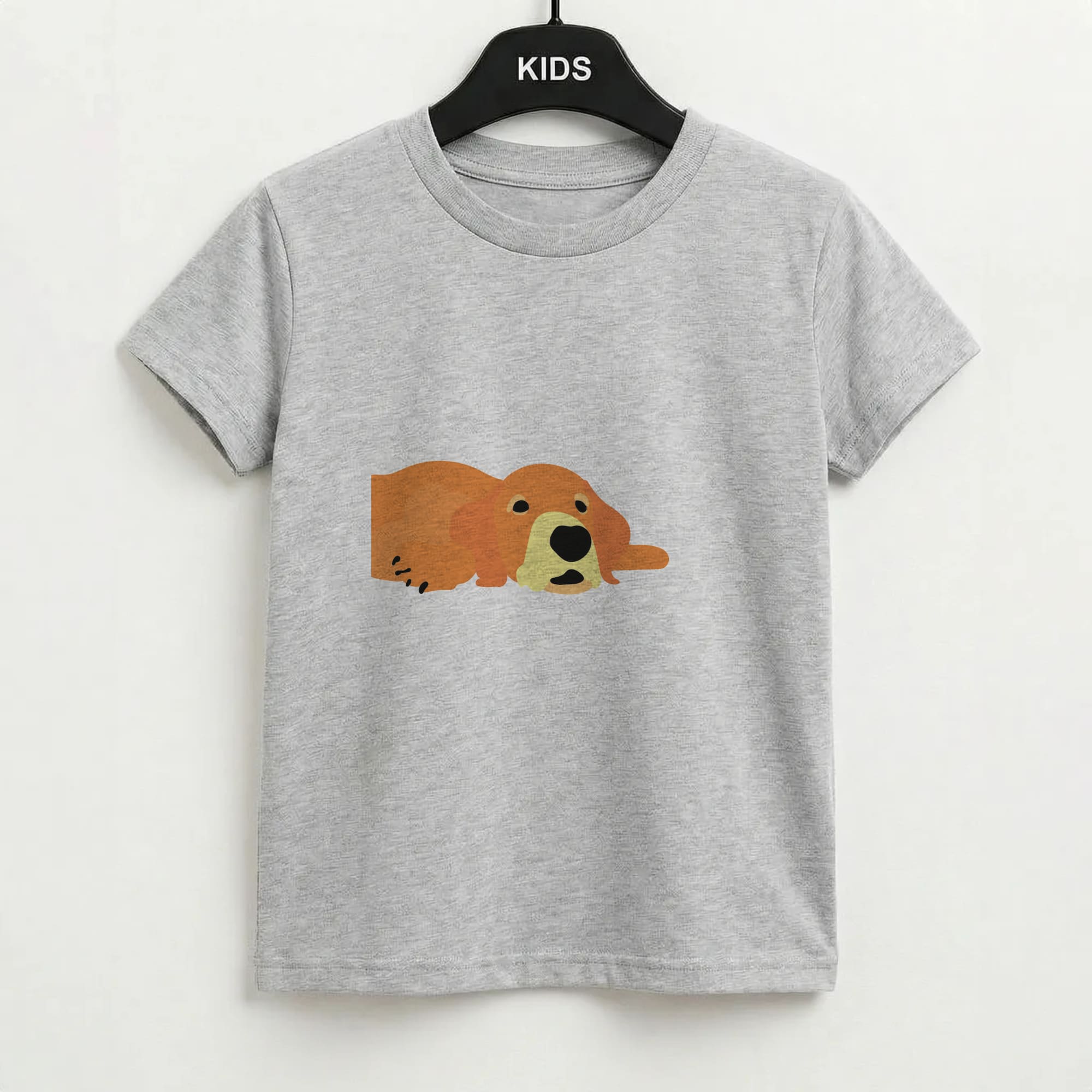Laying and chilling - Dog Patterns Kids T-Shirt