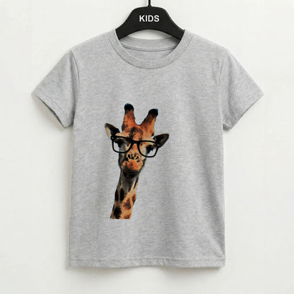 Hipster Giraffe Tumblr Kids T-Shirt