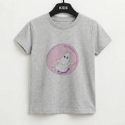 Moomin In A Pink Bubble  Kids T-Shirt 2
