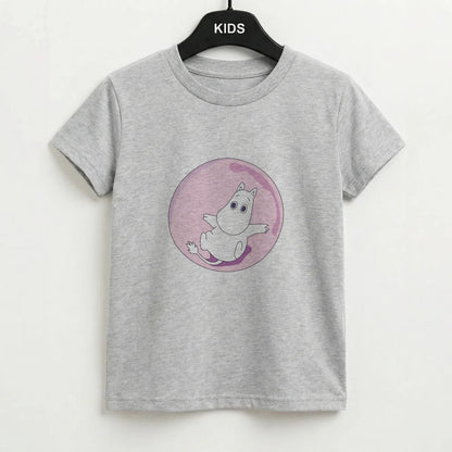 Moomin In A Pink Bubble  Kids T-Shirt
