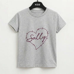 Stitched Heart Sally Kids T-Shirt