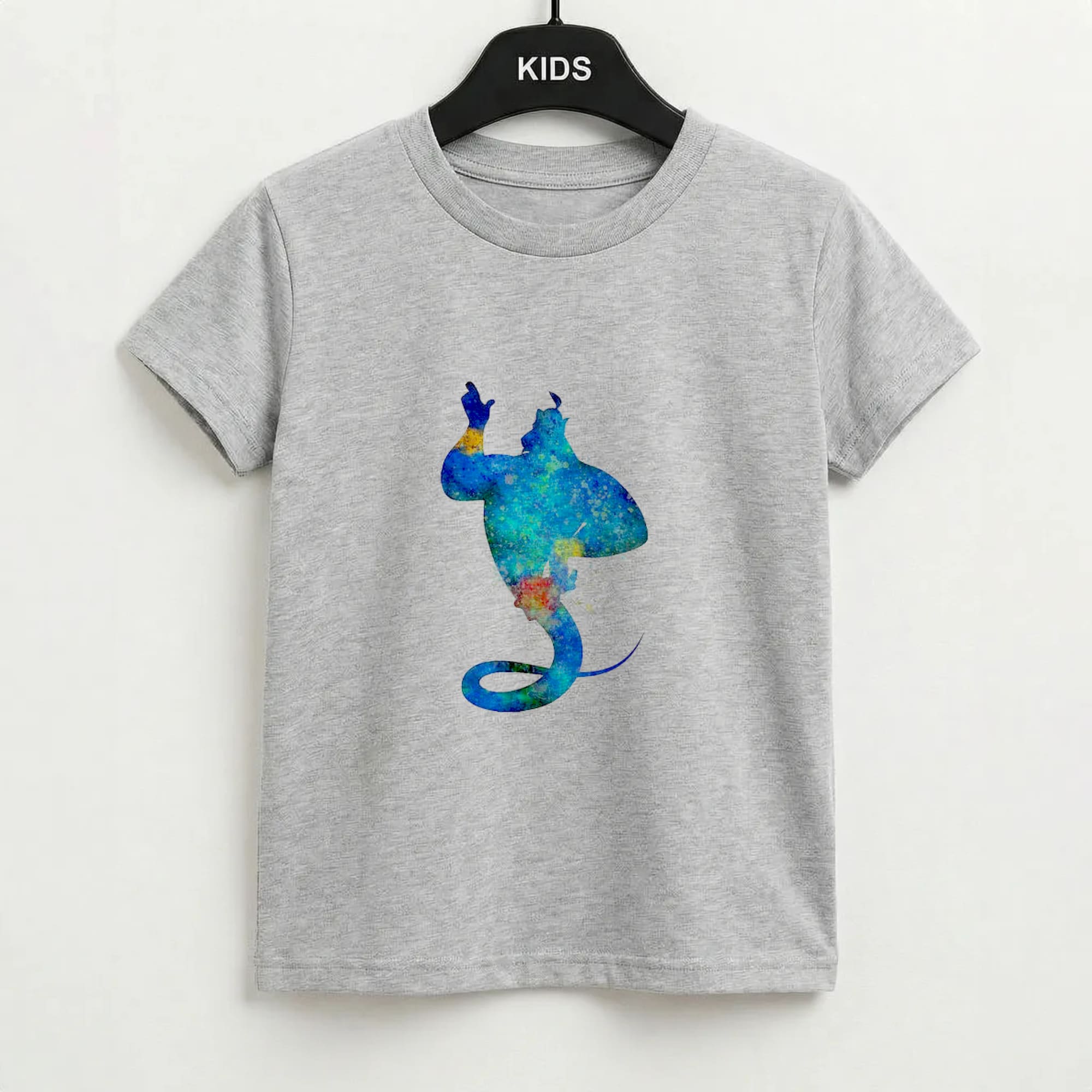 Watercolour Aladdin Fairytale Kids T-Shirt
