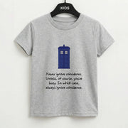 Never Ignore Coincidence Kids T-Shirt 2
