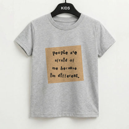 People Are Afraid Of Me - Scissorhands Kids T-Shirt