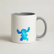 Watercolour Blue Alien Disney Mug 5