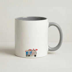 Love Band Coffee Grey Mug