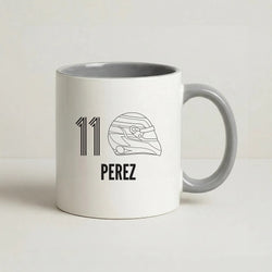 Perez Helmet 2026 Coffee Grey Mug