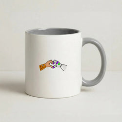 Woody And Buzz Love Coffee Grey Mug