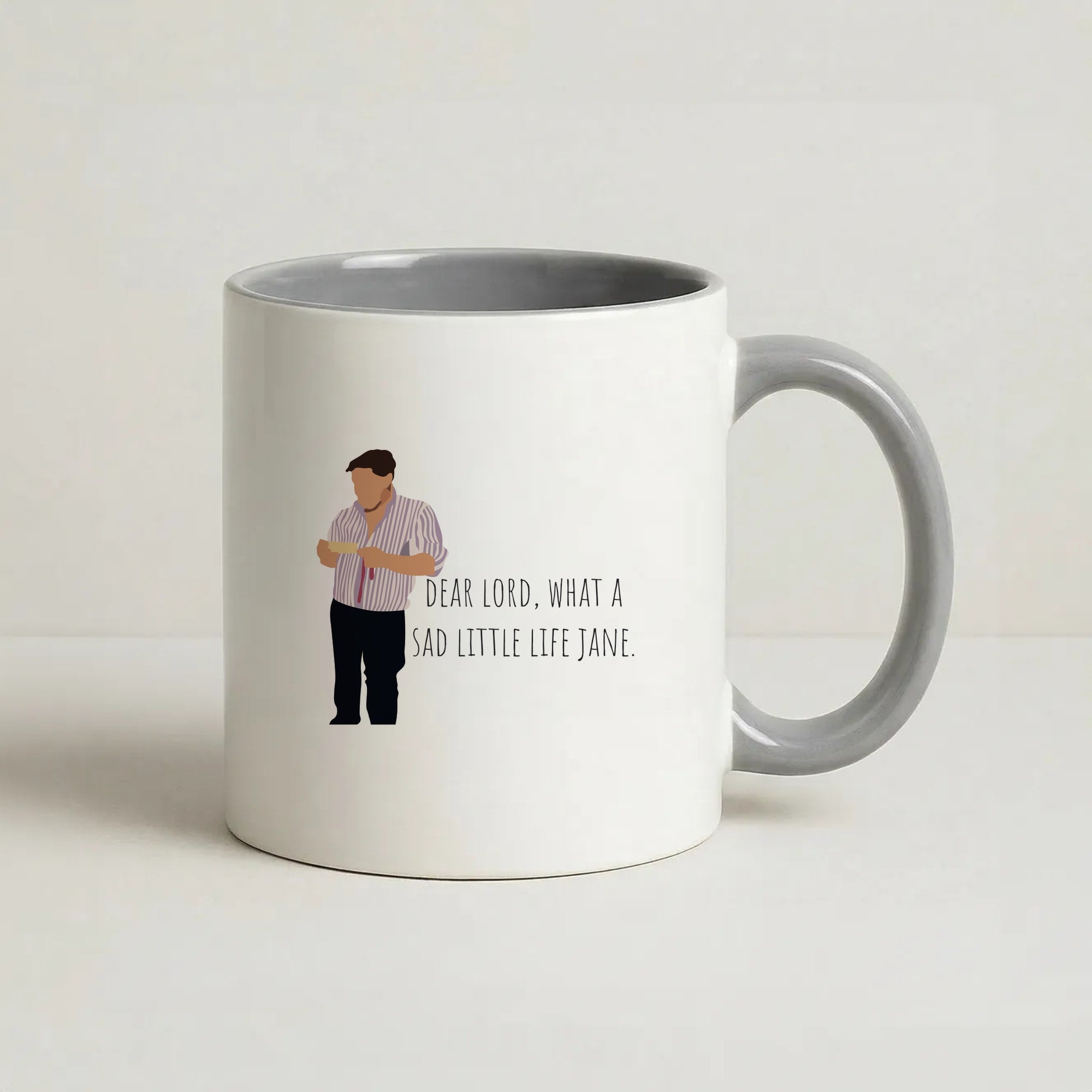 Sad Little Life Jane - British Pop Culture Coffee Grey Mug