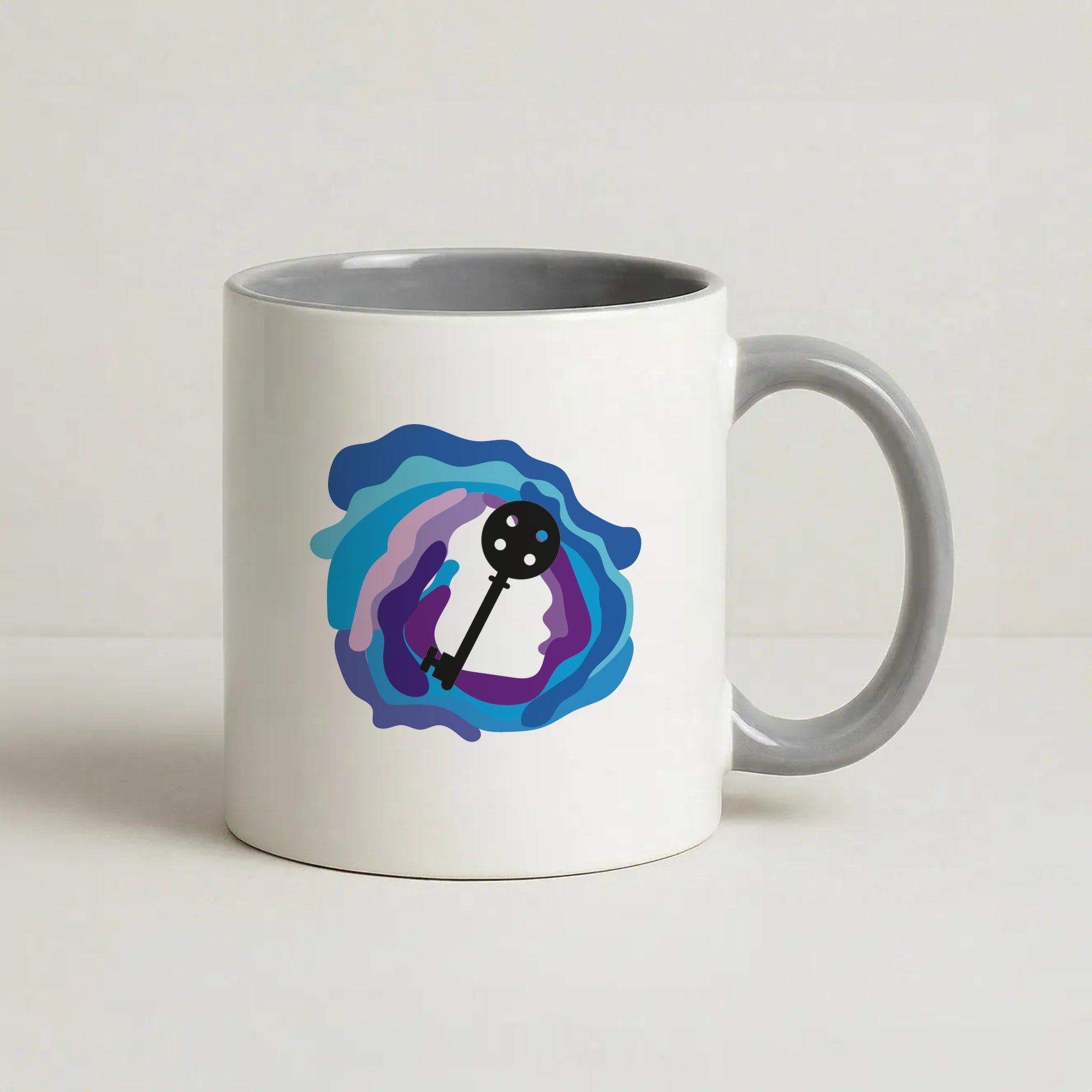 Coraline Key Coffee Grey Mug