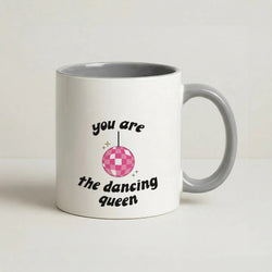 Dancing Queen Coffee Grey Mug
