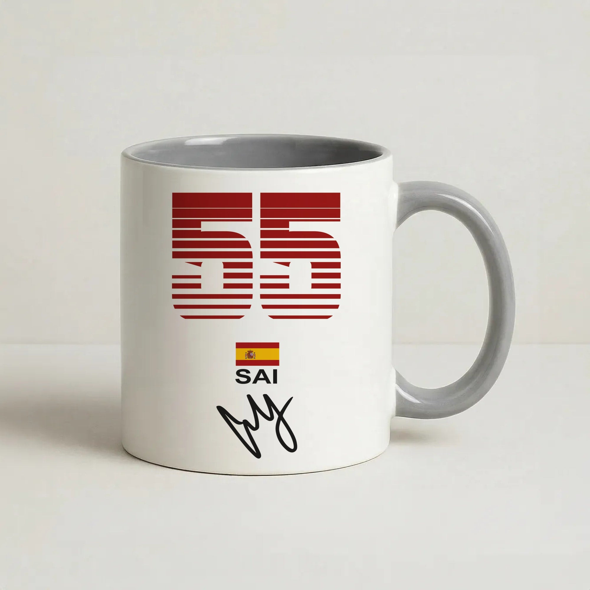 Sainz - F1 Coffee Grey Mug