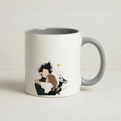 Edward And Kim -Scissorhands Coffee Grey Mug