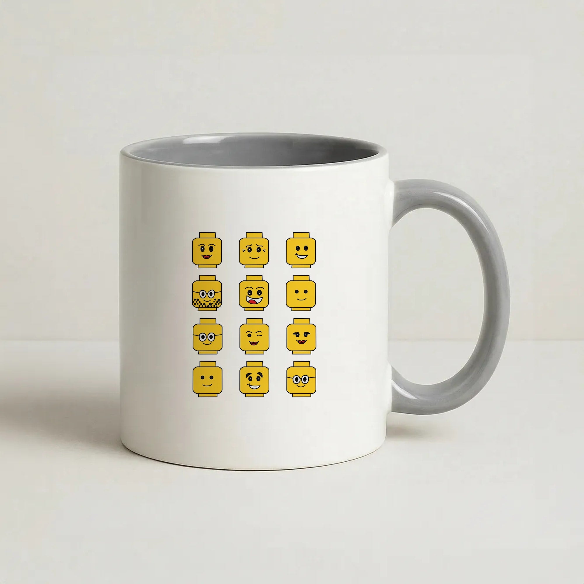 Characters - Bricks Coffee Grey Mug