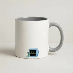 Plankton And Karen Coffee Grey Mug