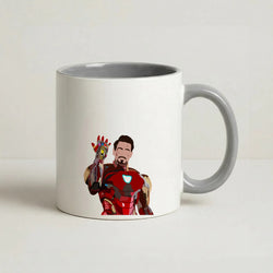 Iron Man Coffee Grey Mug