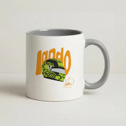 Abstract Lando Coffee Grey Mug