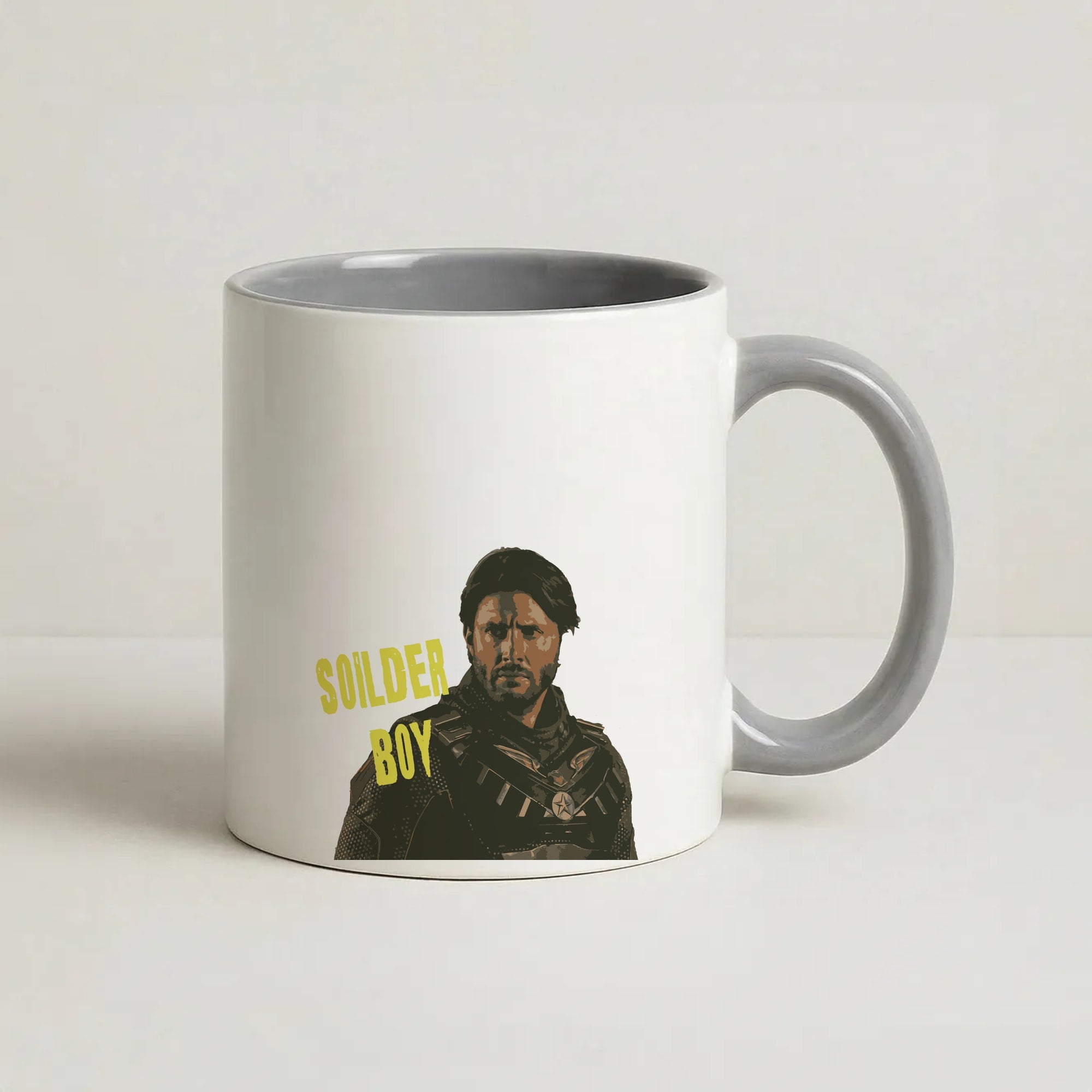 Soldier Boy Coffee Grey Mug