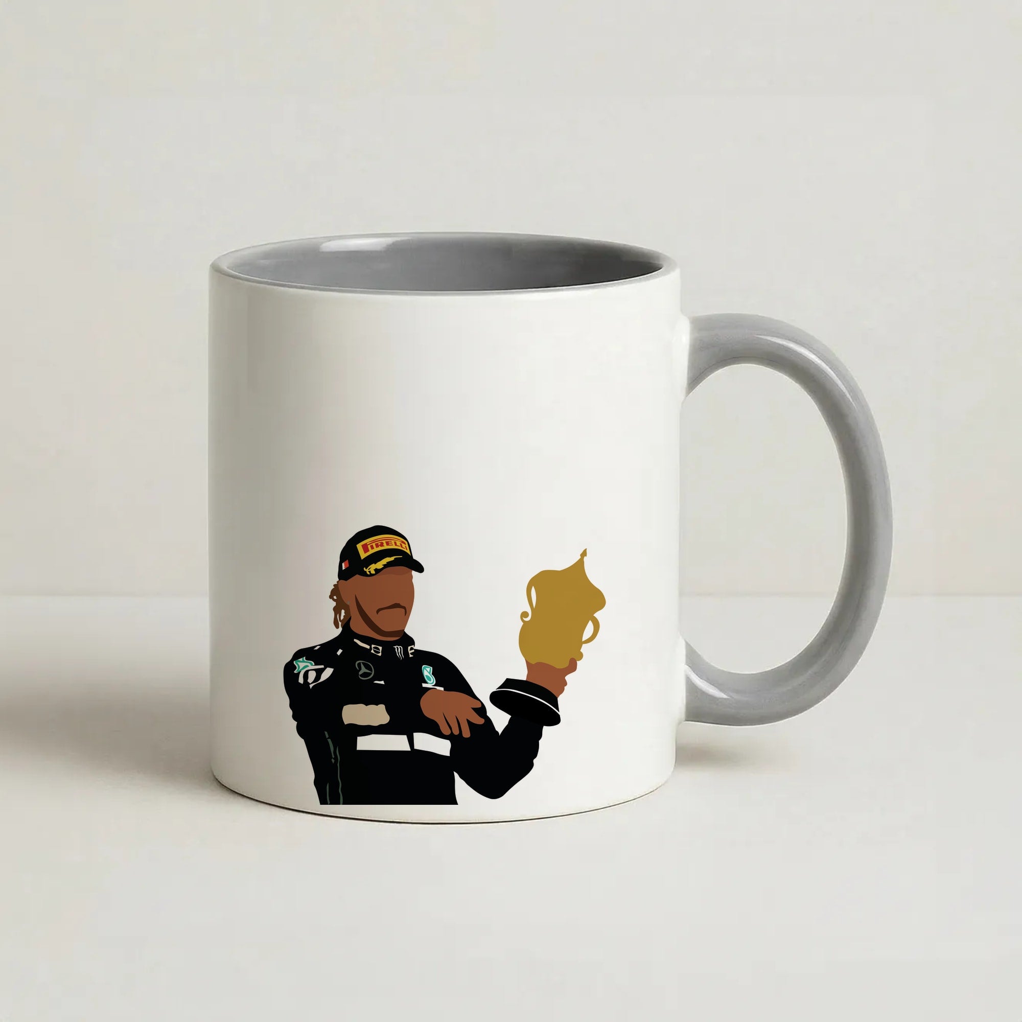 Hamilton - F1 Coffee Grey Mug