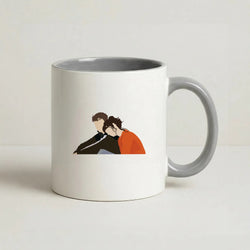 Marianne Resting On Connell Coffee Grey Mug