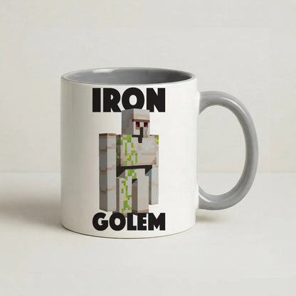 Iron Golem Coffee Grey Mug
